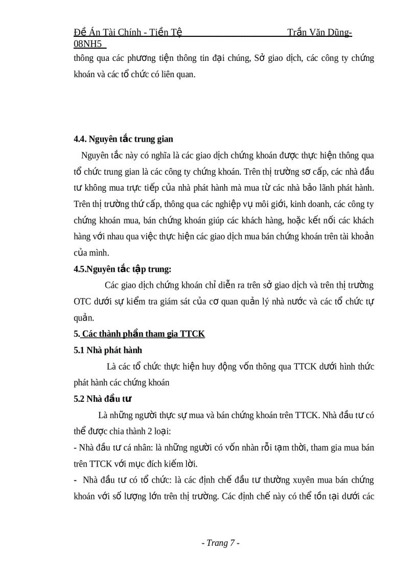 image for page Thị trường chứng khoán