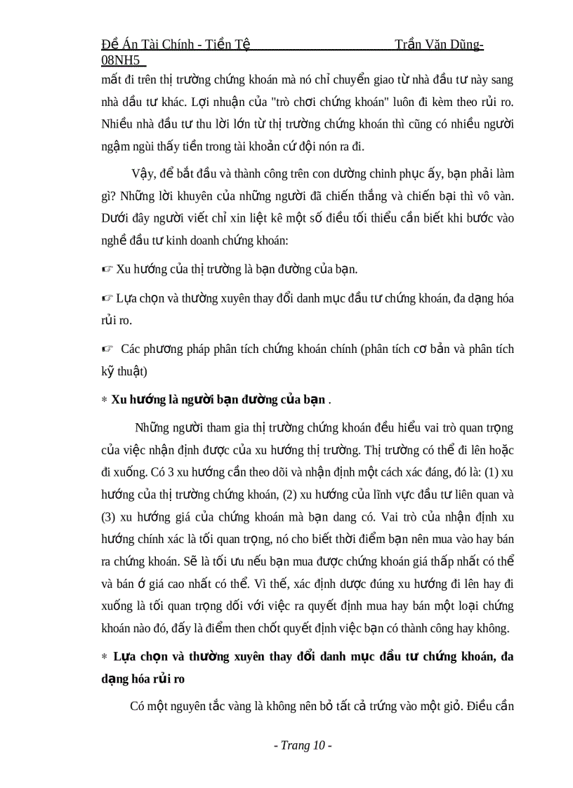 image for page Thị trường chứng khoán