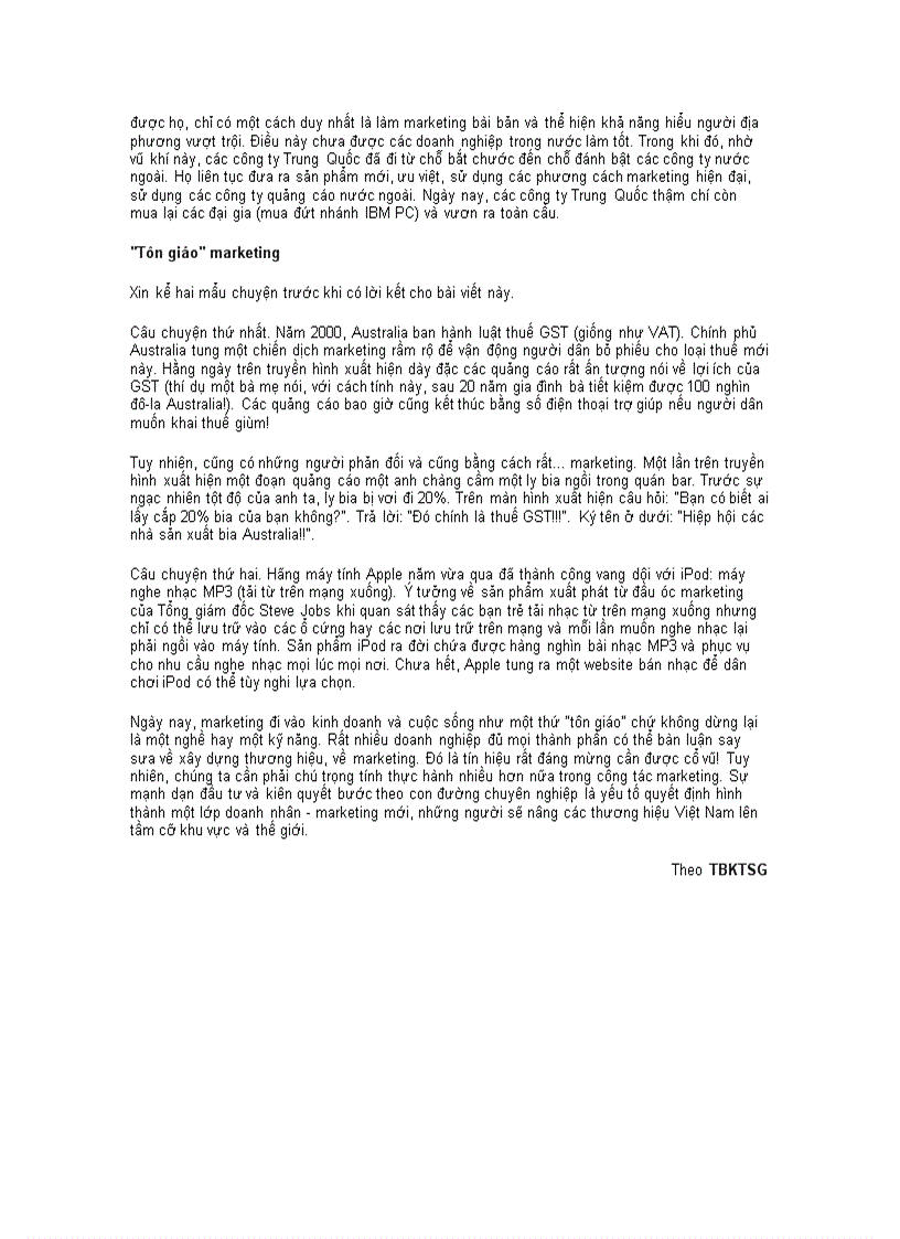 image for page Sự thật về marketing