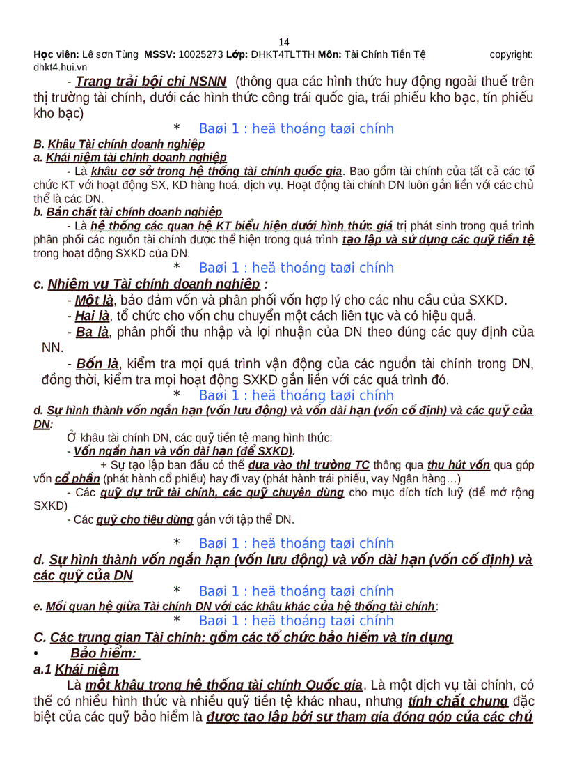 image for page Môn học tài chính tiền tệ phần