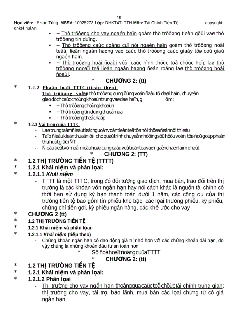 image for page Môn học tài chính tiền tệ phần