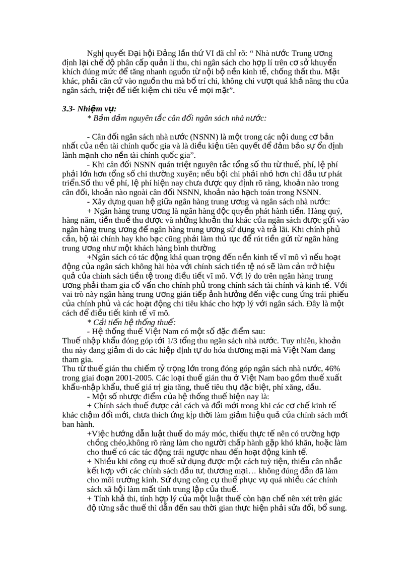 image for page Chính sách tài chính quốc gia