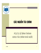 Các nguồn tài chính