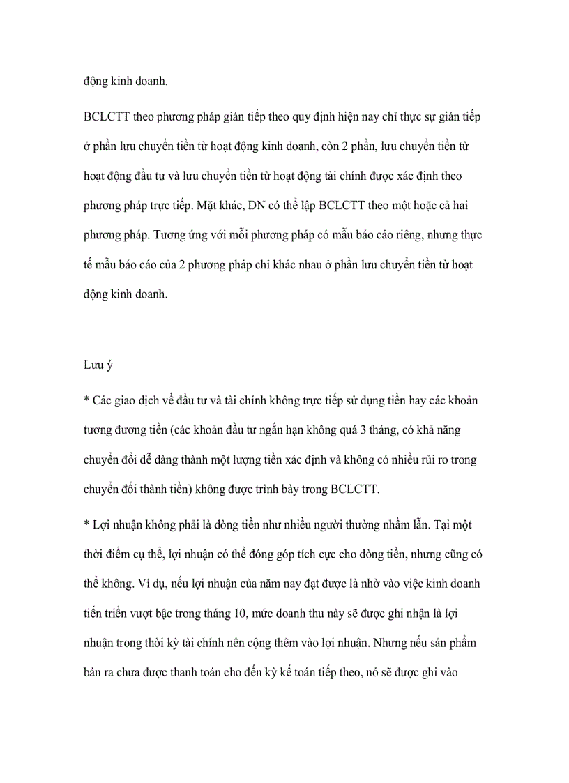 image for page Báo cáo lưu chuyển tiền tệ