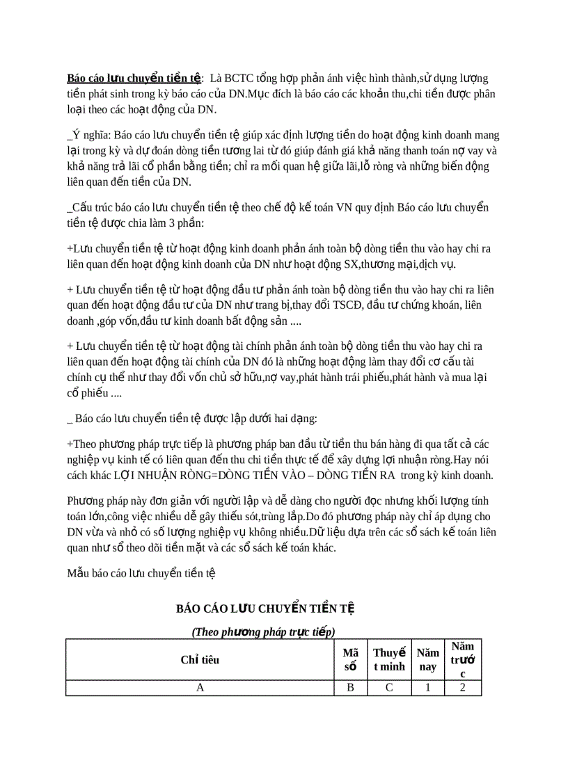 image for page Báo cáo lưu chuyển tiền tệ 1