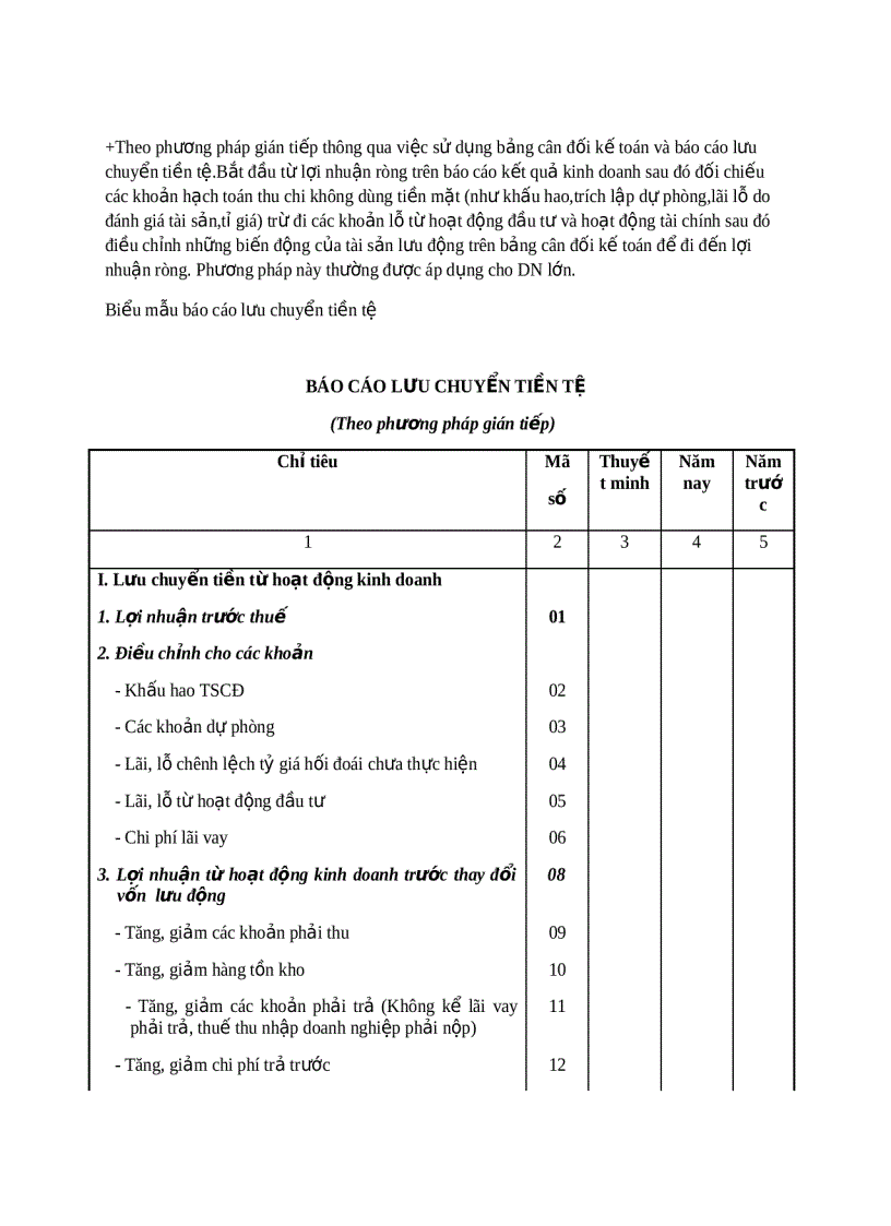 image for page Báo cáo lưu chuyển tiền tệ 1