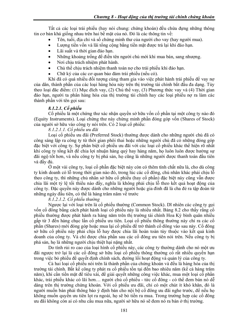 image for page Hoạt động của thị trường tài chính chứng khoán