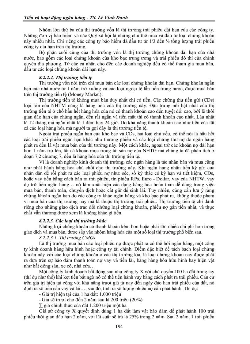 image for page Hoạt động của thị trường tài chính chứng khoán