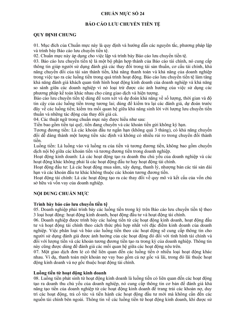 image for page Báo cáo lưu chuyển tiền tệ 2