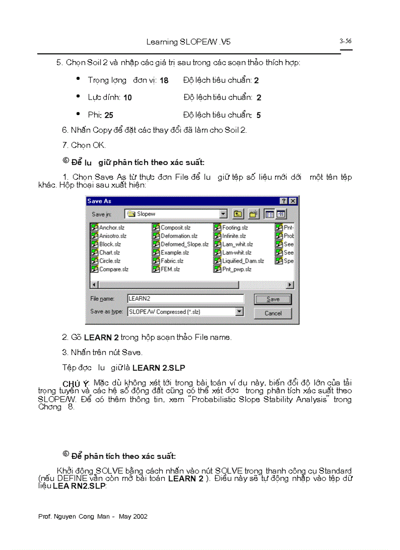 image for page Tài liệu và phần mềm thiết kế địa kỹ thuật Slope
