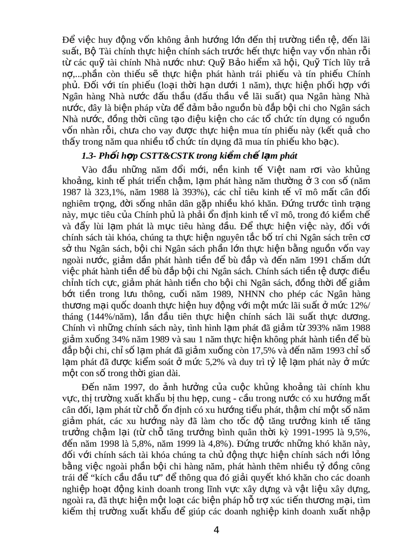 image for page Tăng cường hiệu quả phối hợp giữa chính sách tiền tệ và chính sách tài khoá ở Việt Nam 1