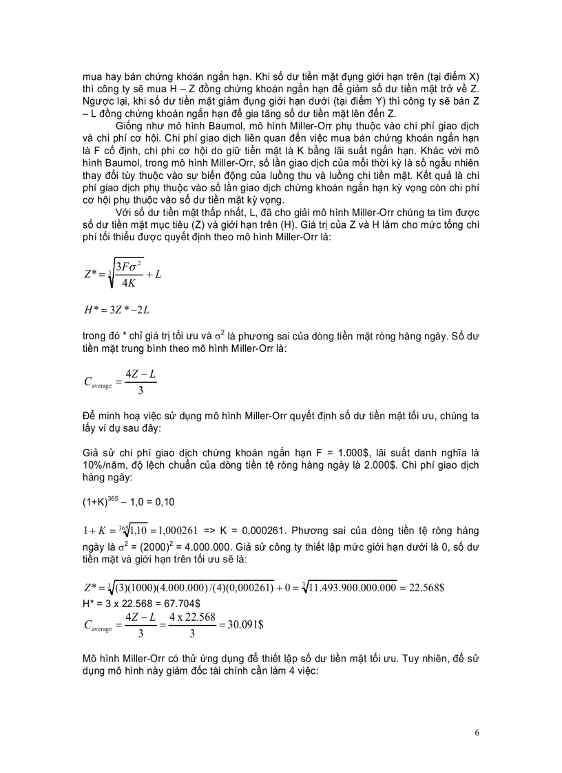 image for page Quản trị tiền mặt và chứng khoán đầu tư