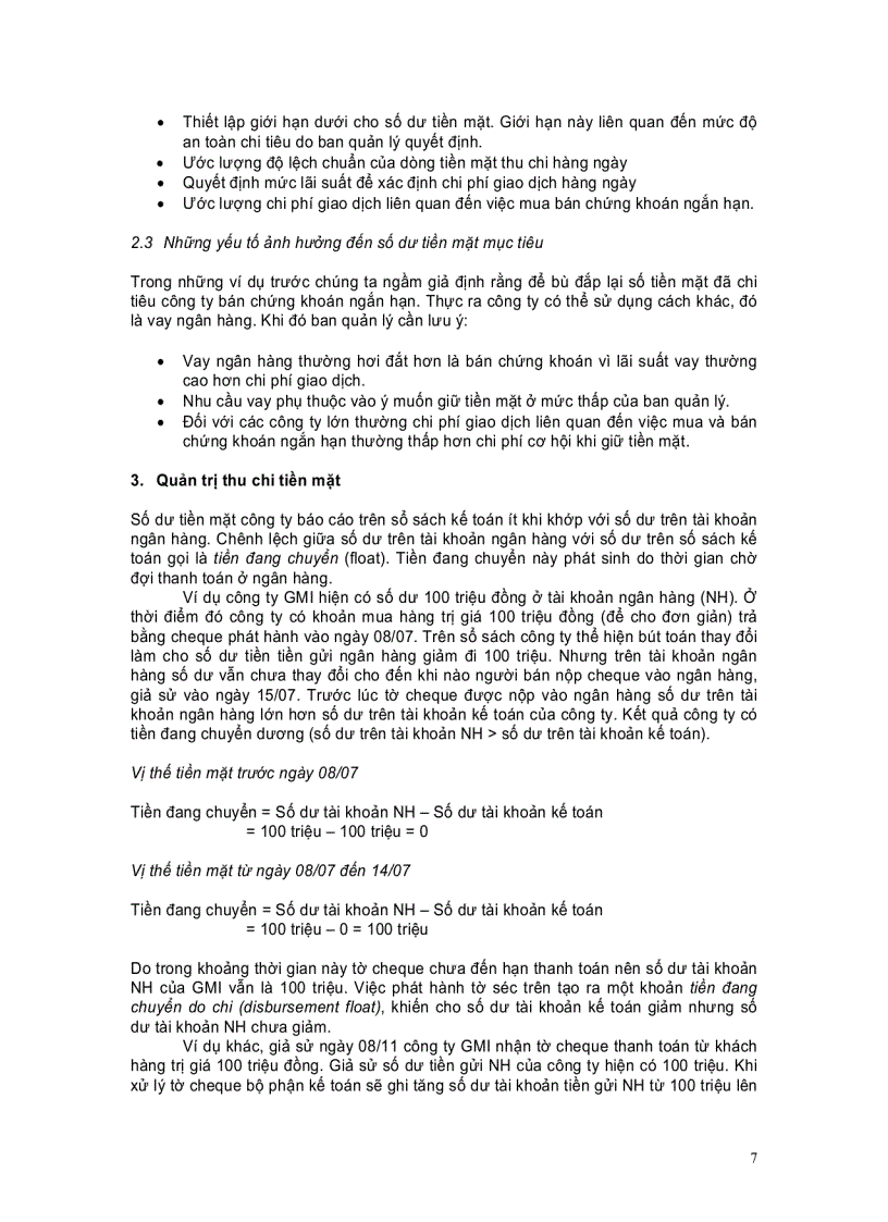 image for page Quản trị tiền mặt và chứng khoán đầu tư