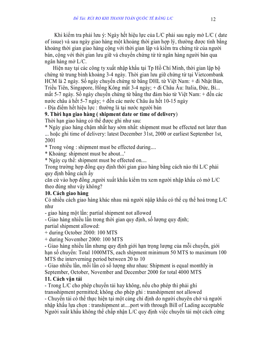 image for page Rủi ro khi thanh toán quốc tế bằng l c
