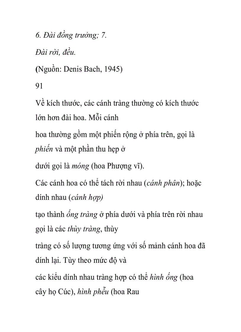 image for page Cấu tạo các thành phần của hoa