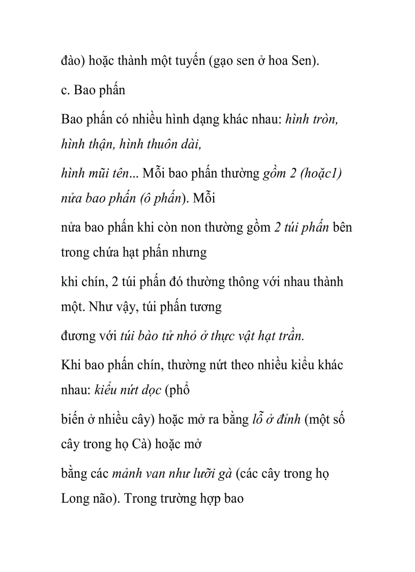 image for page Cấu tạo các thành phần của hoa
