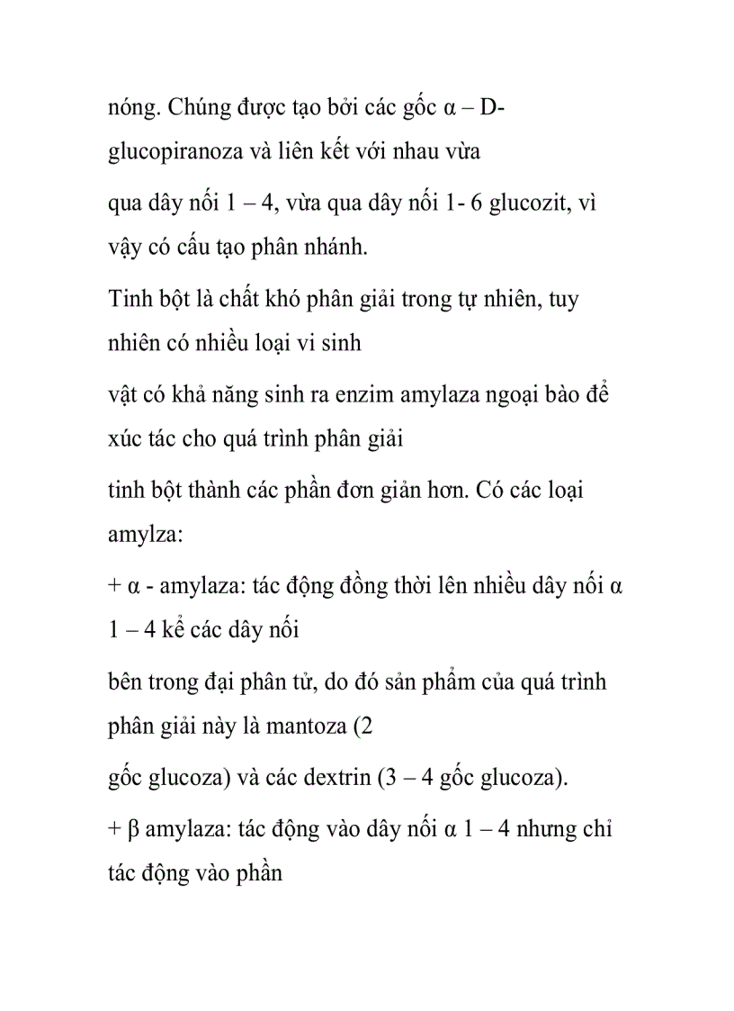 image for page Quá trình phân giải tinh bột