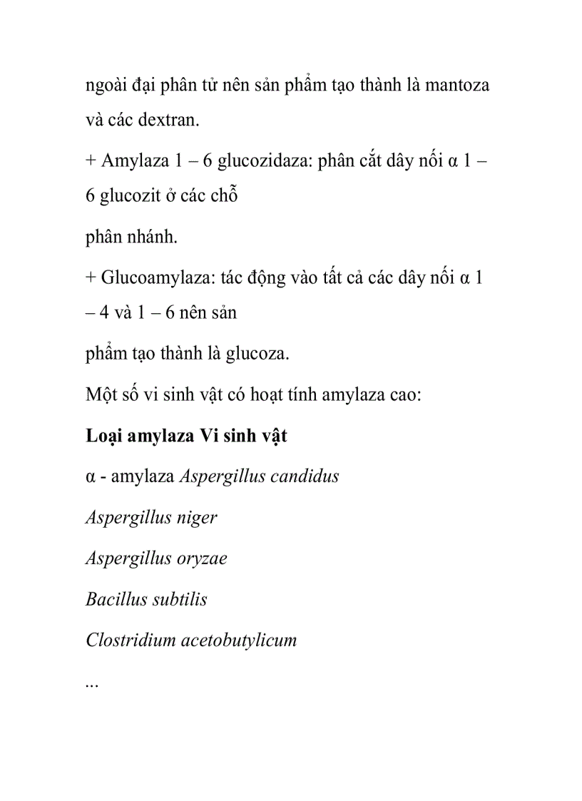 image for page Quá trình phân giải tinh bột