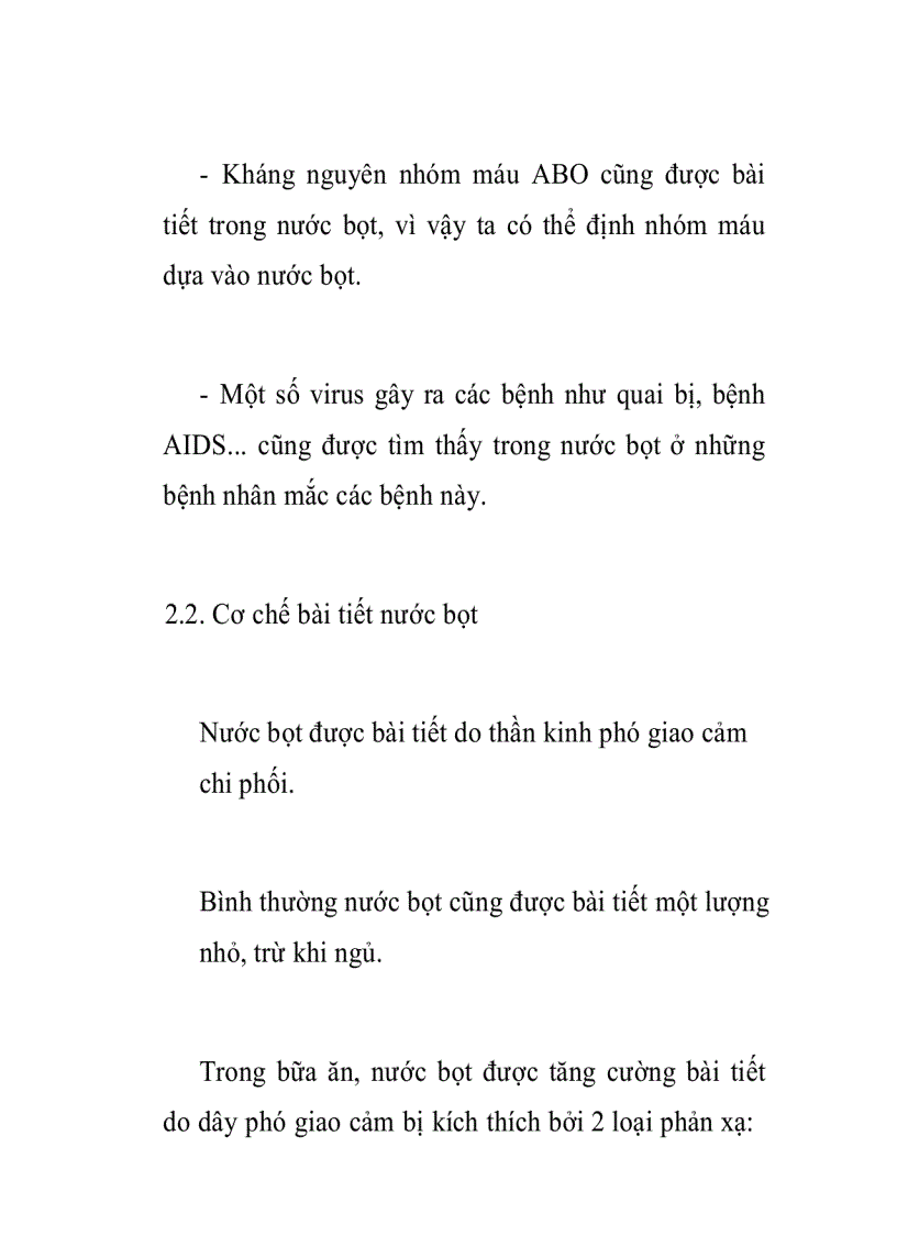 image for page Tiêu hóa ở miệng và thực quản
