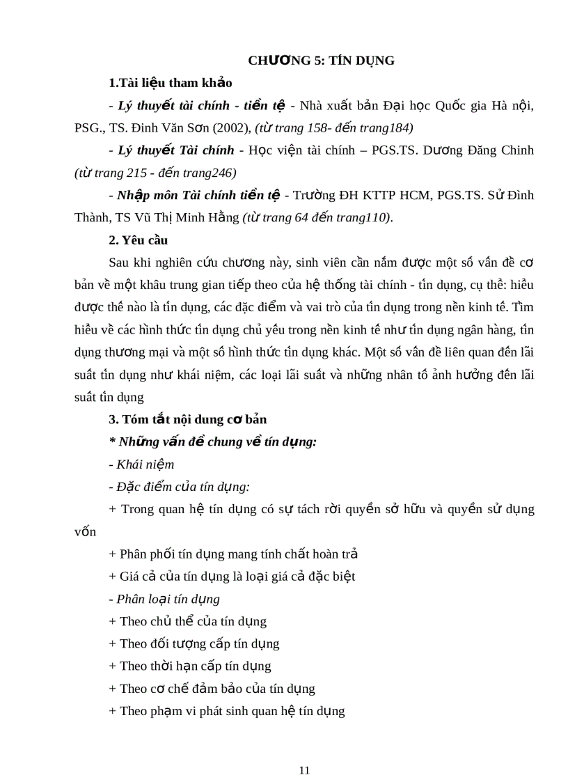 image for page Đề cương học phần nhập môn tài chính tiền tệ