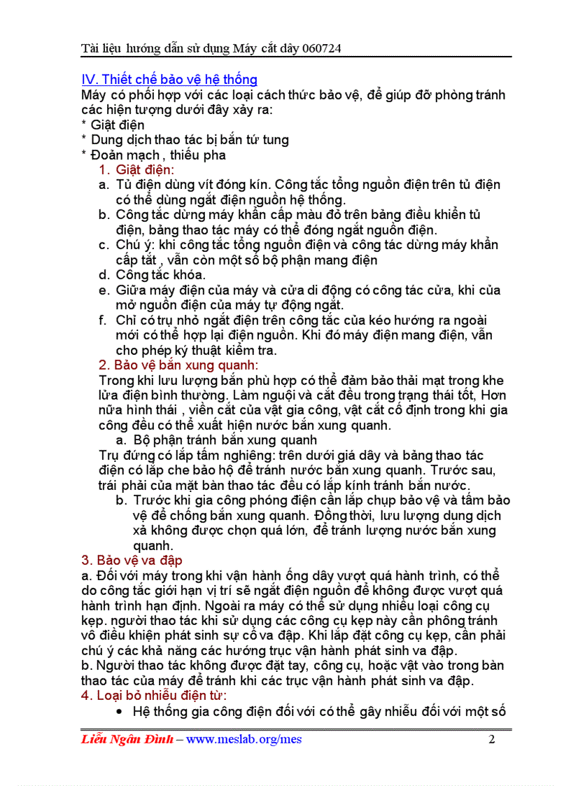 image for page Máy cắt dây Hướng dẫn an toàn