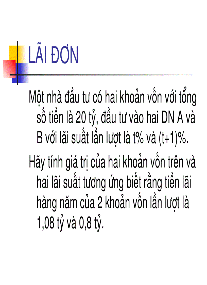 image for page Bài tập Toán tài chính 1