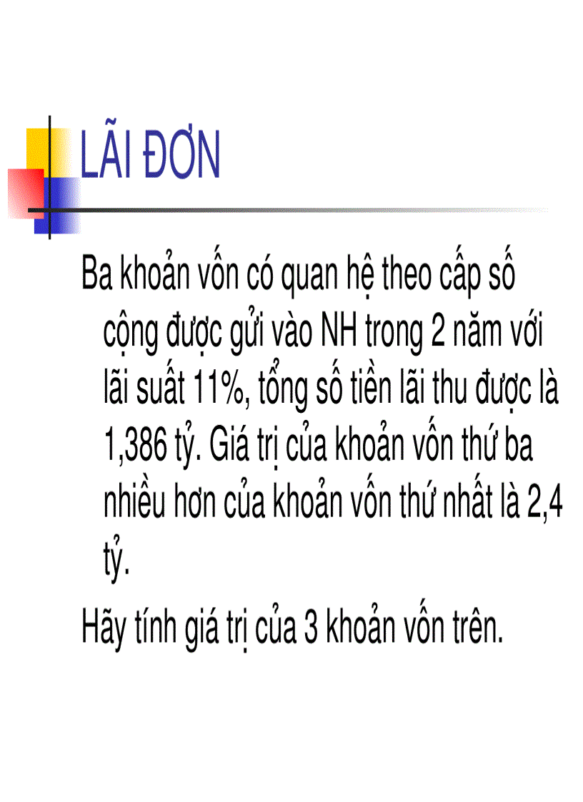 image for page Bài tập Toán tài chính 1