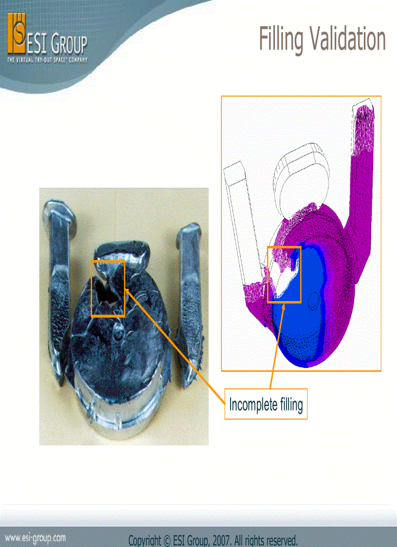 image for page ProCast Typical Defects Predictions Validations
