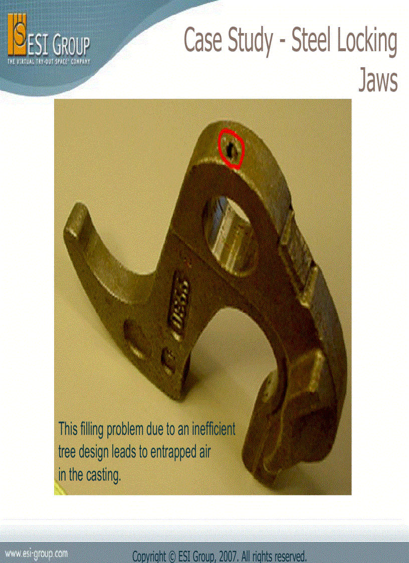 image for page ProCast Case Study 4 Steel Investment Casting