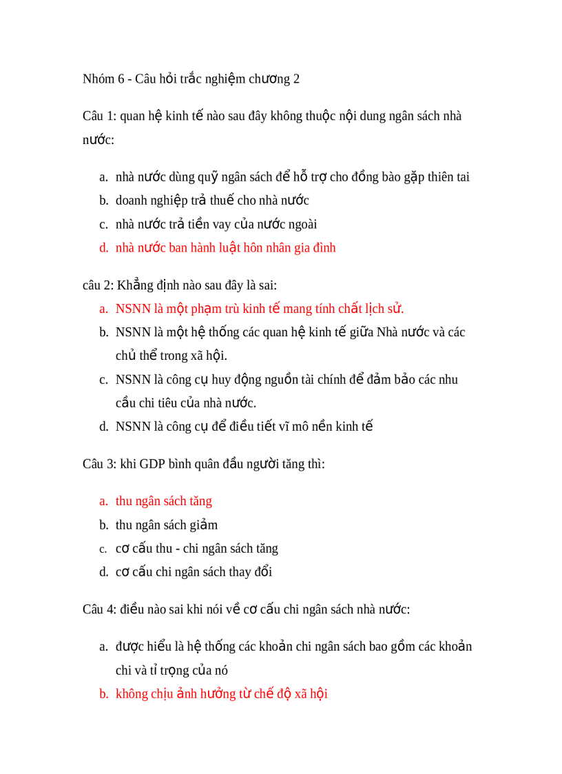 image for page Câu hỏi trắc nghiệm chương