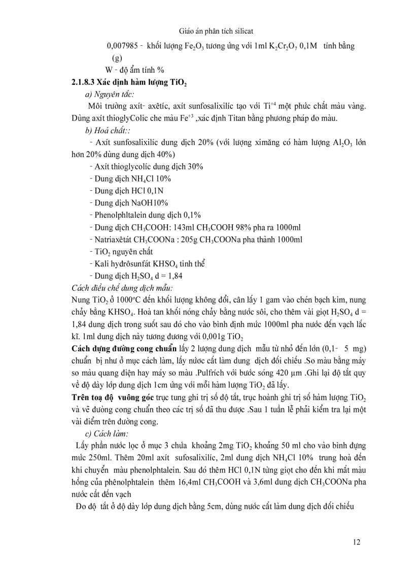 image for page Giáo trình Phân Tích Silicat Tiếng Việt