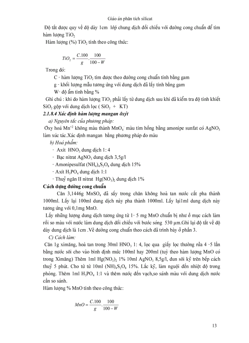 image for page Giáo trình Phân Tích Silicat Tiếng Việt