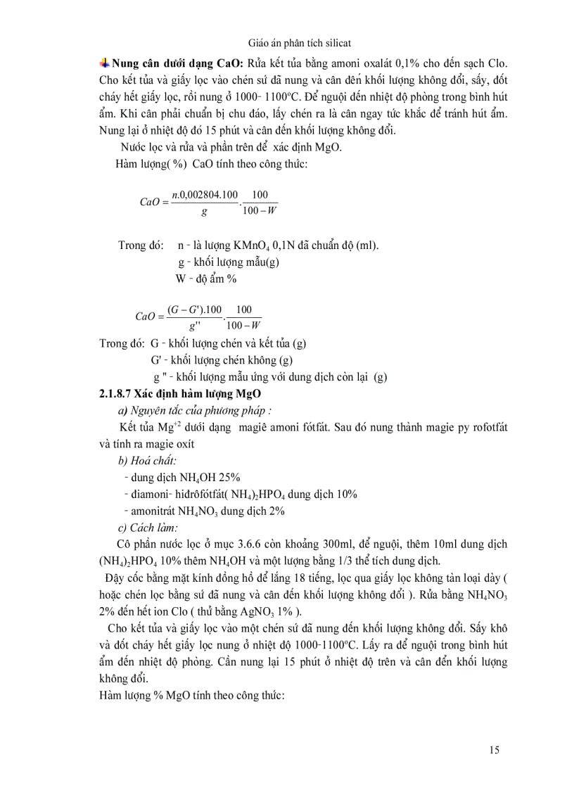 image for page Giáo trình Phân Tích Silicat Tiếng Việt