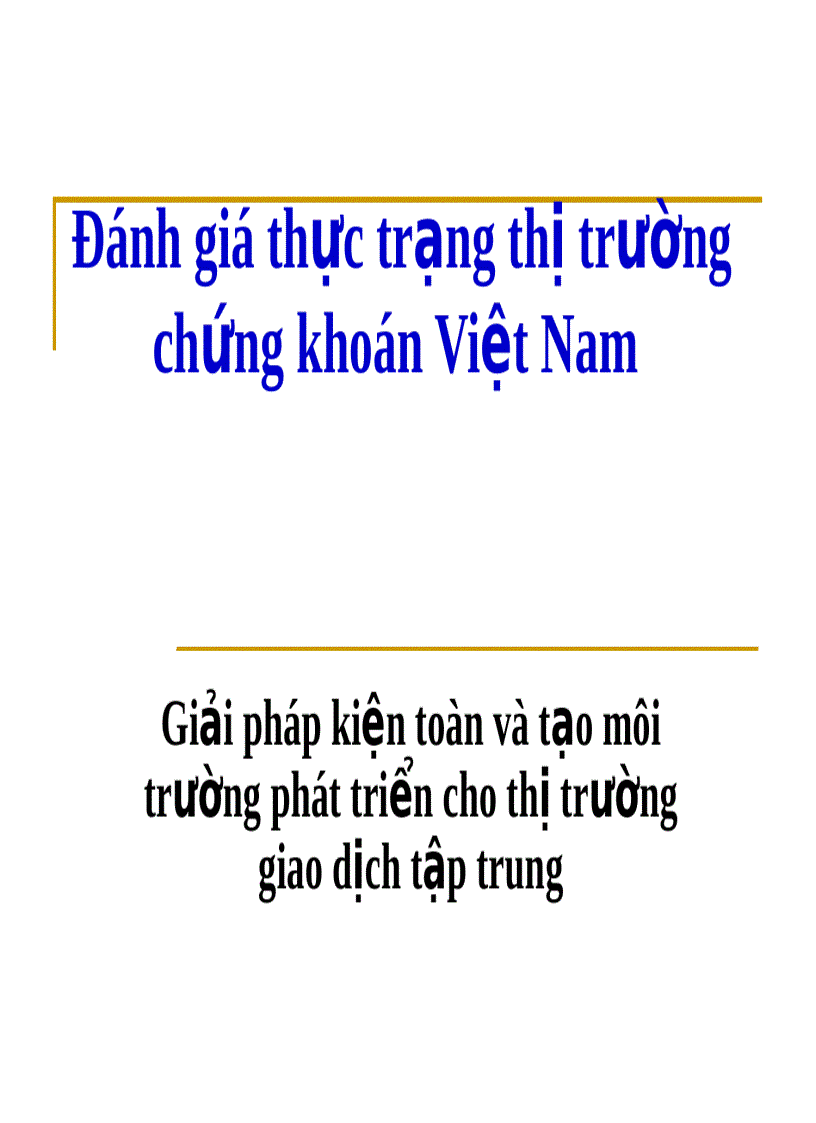 image for page Đánh giá thực trạng thị trường chứng khoán Việt Nam
