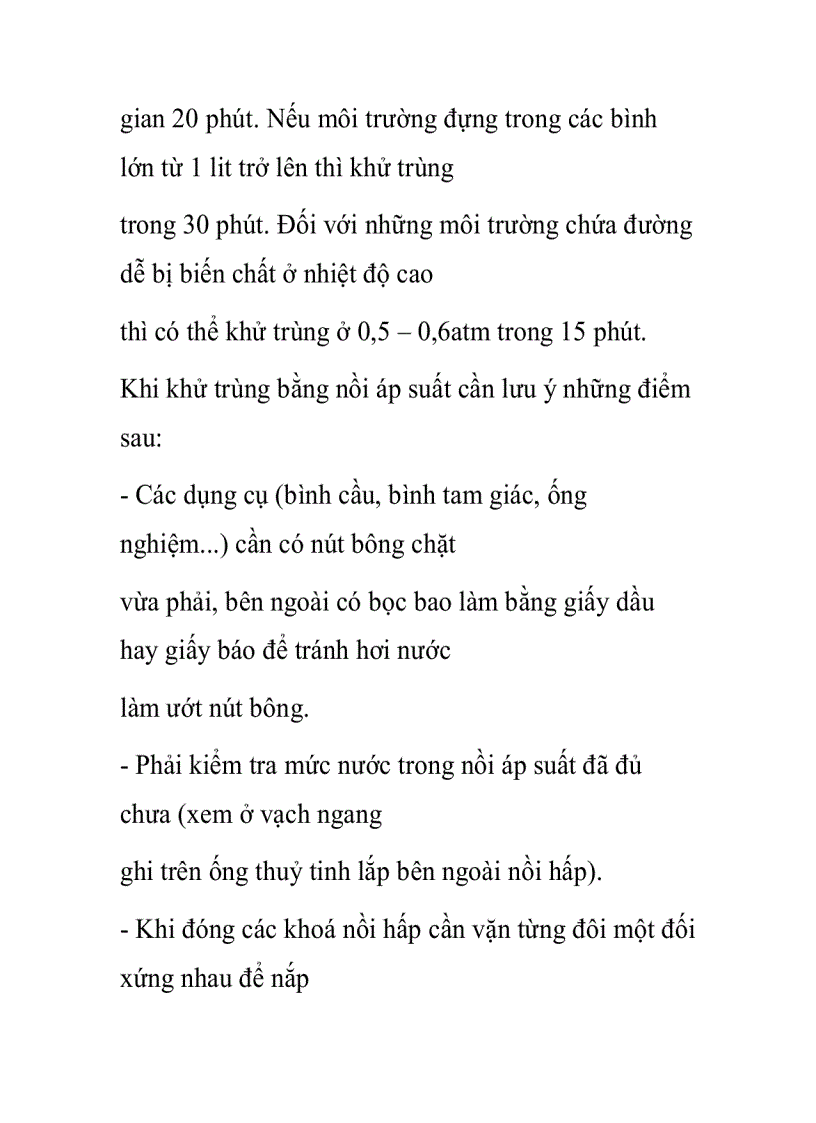 image for page Phương pháp làm môi trường dinh dưỡng