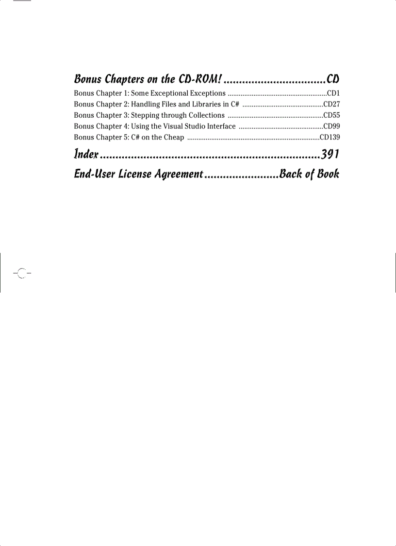 image for page C Sharp 2005 For Dummies