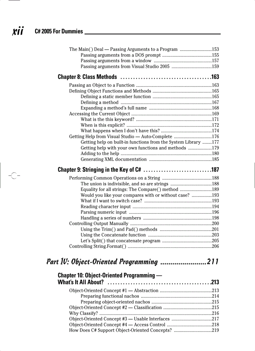 image for page C Sharp 2005 For Dummies
