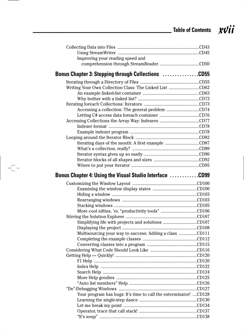 image for page C Sharp 2005 For Dummies