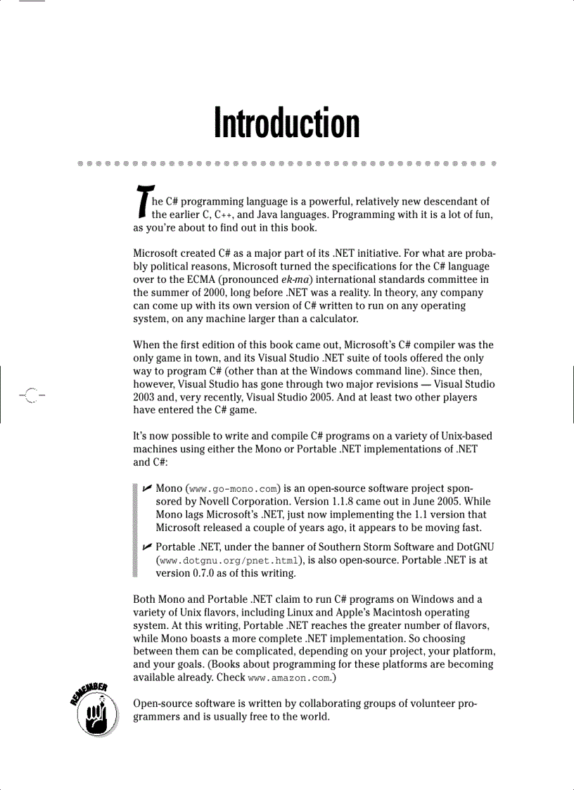 image for page C Sharp 2005 For Dummies