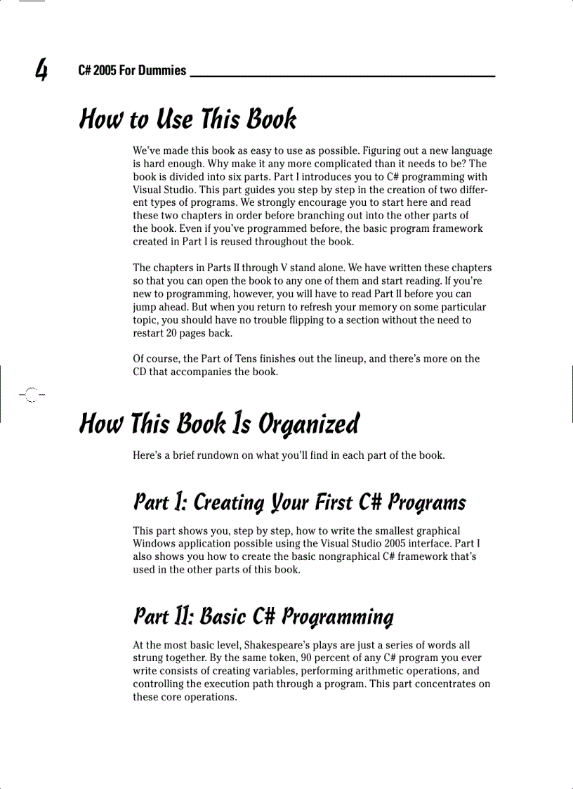 image for page C Sharp 2005 For Dummies