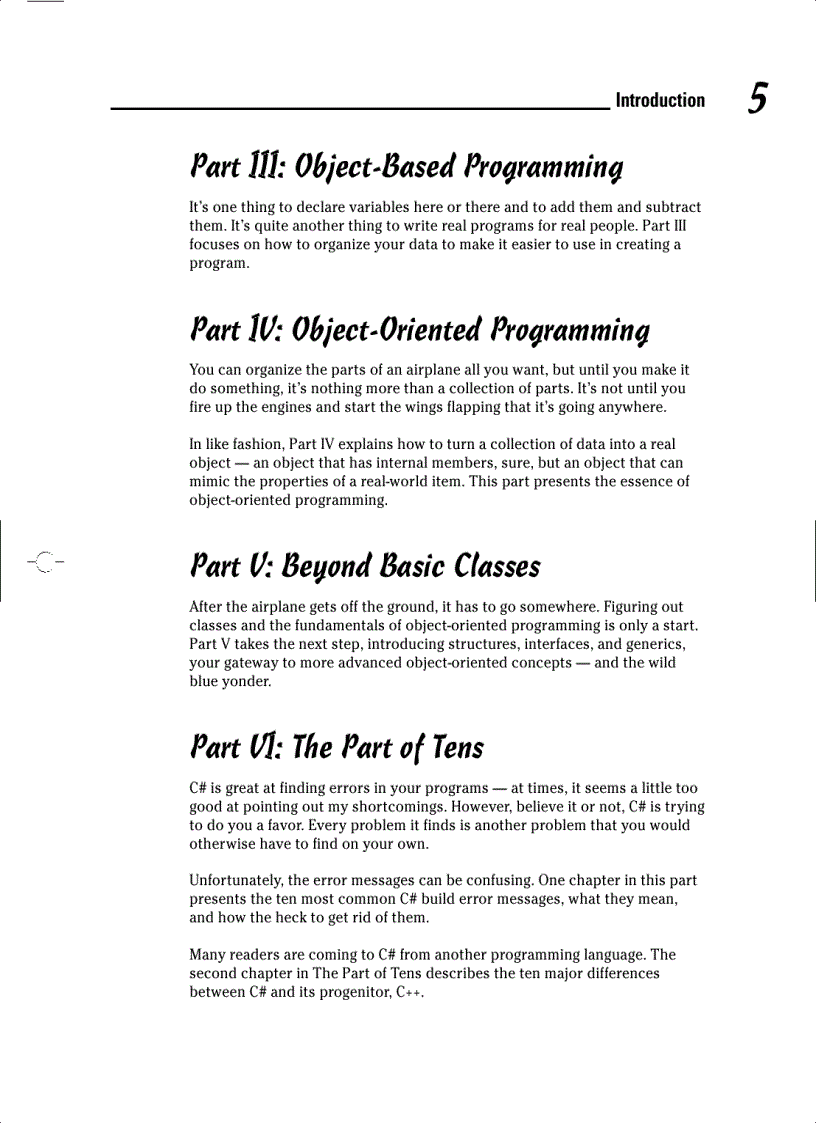 image for page C Sharp 2005 For Dummies