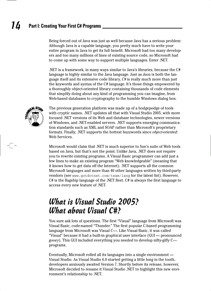 image for page C Sharp 2005 For Dummies