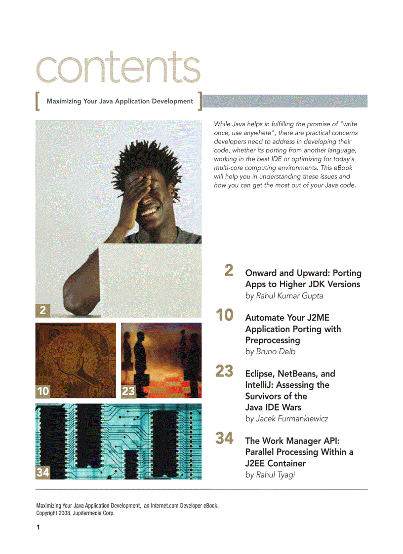 image for page Maximizing Your Java Application Development