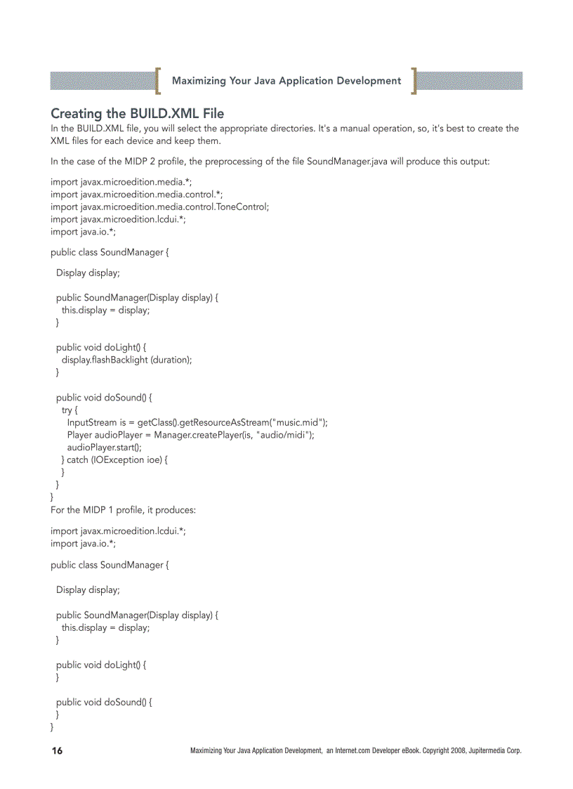 image for page Maximizing Your Java Application Development