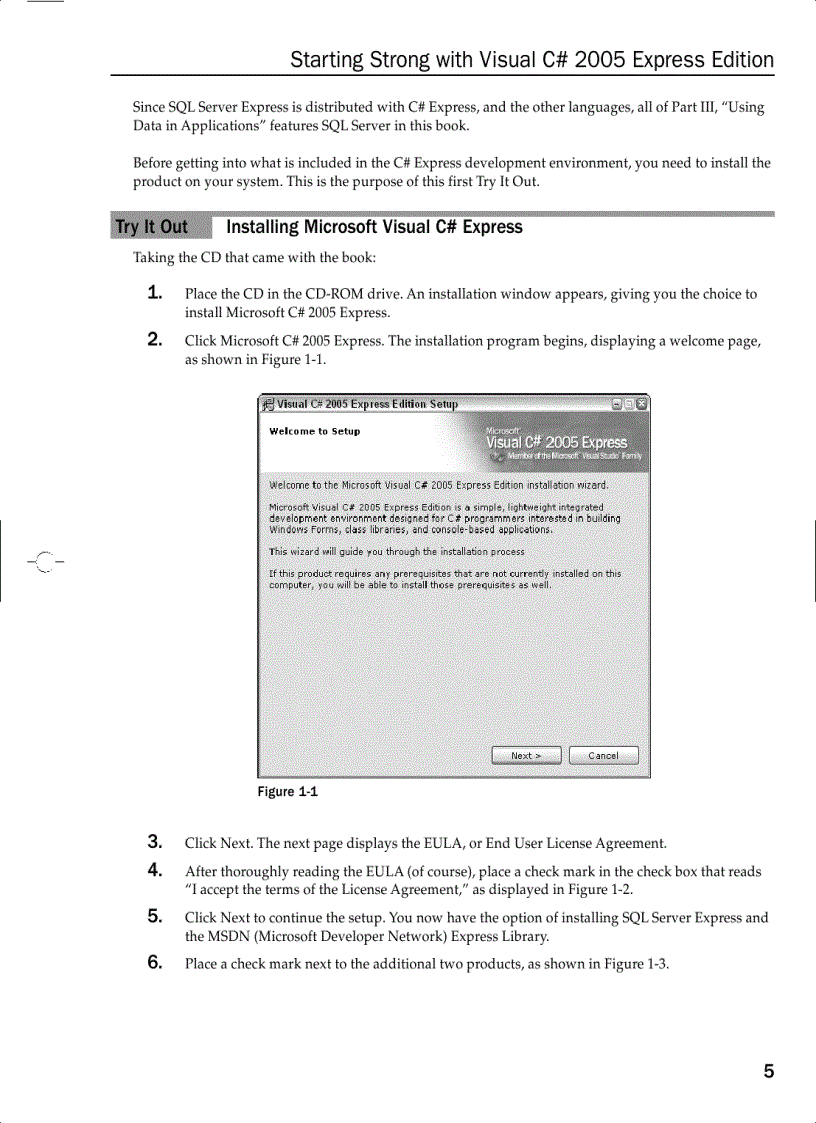 image for page Visual C Sharp 2005 Express Edition Starter Kit