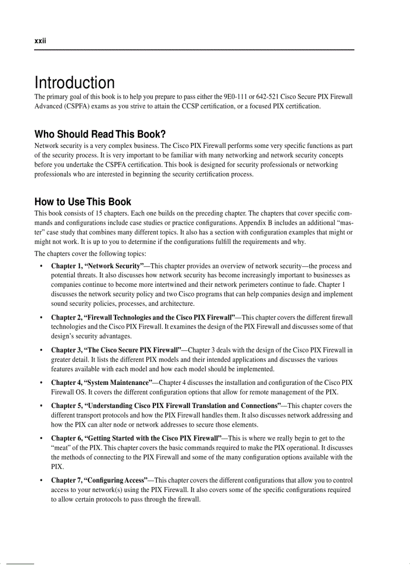 image for page CCSP Self Study CCSP Cisco Secure PIX Firewall Advanced Exam Certification Guide
