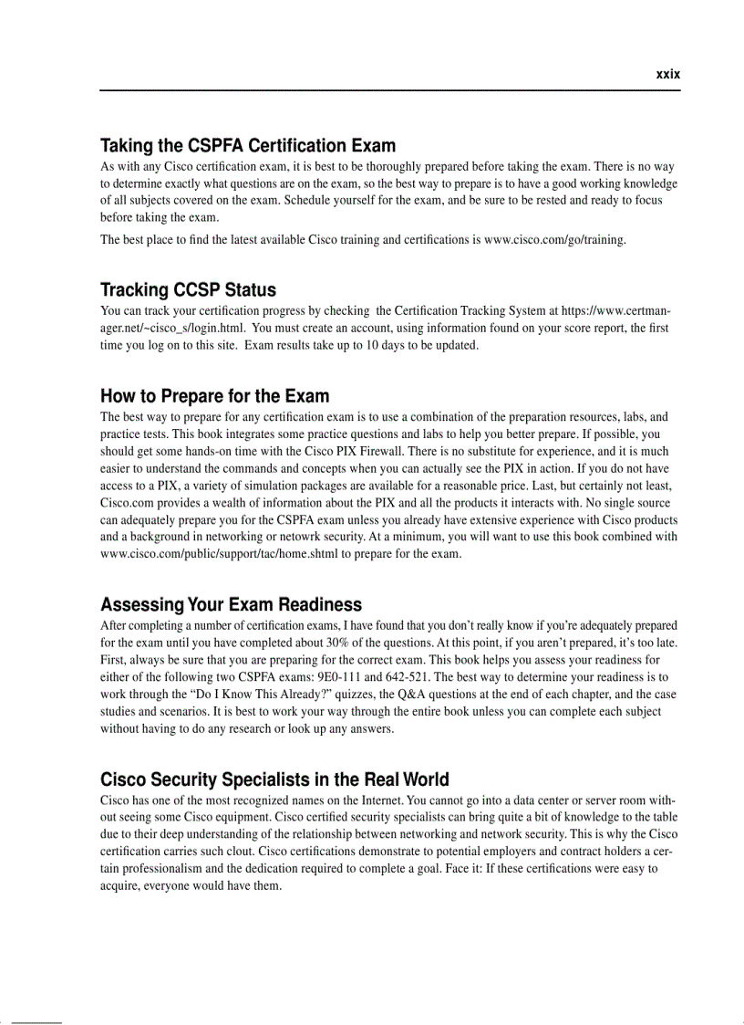 image for page CCSP Self Study CCSP Cisco Secure PIX Firewall Advanced Exam Certification Guide