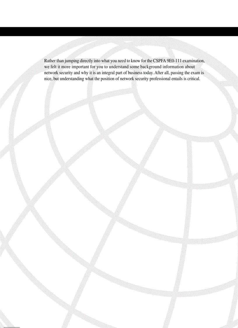 image for page CCSP Self Study CCSP Cisco Secure PIX Firewall Advanced Exam Certification Guide