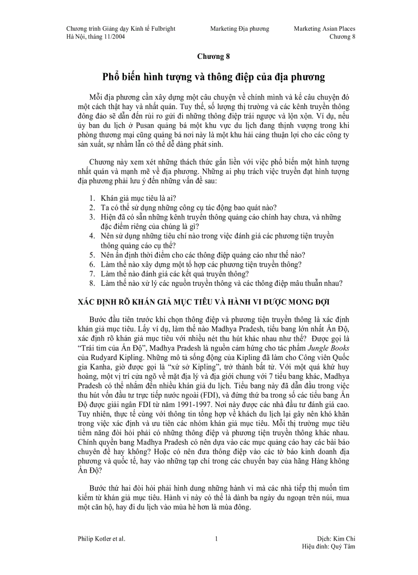 image for page Phổ biến hình tượng và thông điệp của địa phương