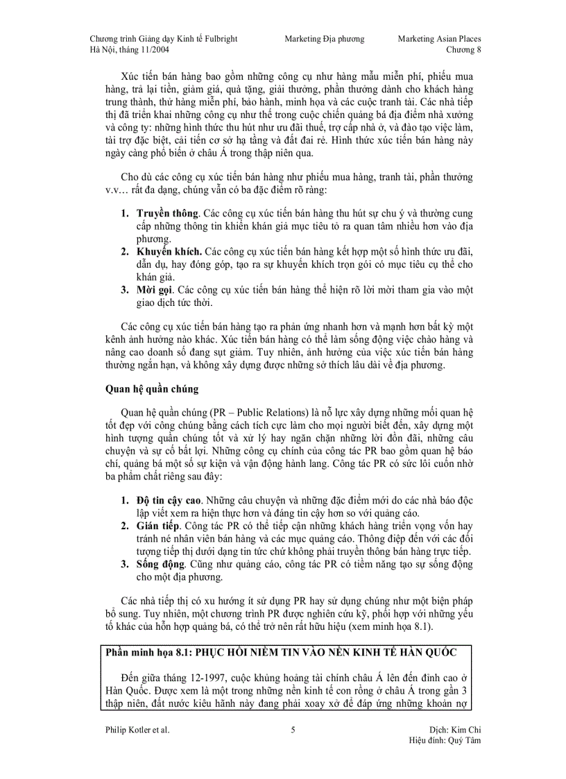 image for page Phổ biến hình tượng và thông điệp của địa phương